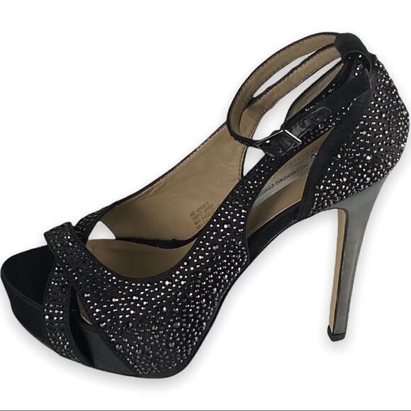 INC Minxe 2 Black Heels 7M - Picture 8 of 13